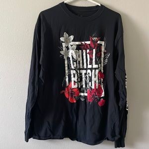 Spencer’s “chill” shirt